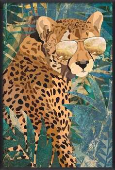 Plakat Moviestar Cheetah in the gold and green jungle