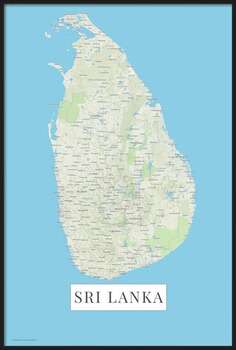 Plakat Sri Lanka color