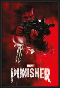 Indrammet plakat The Punisher - Aim